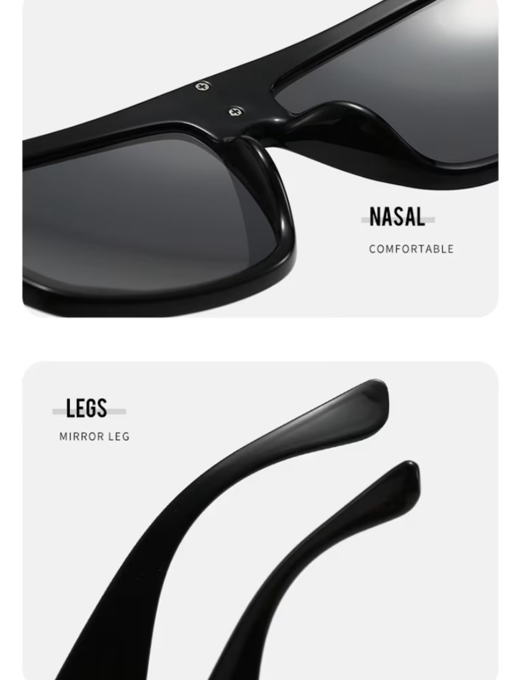 LUXURY LOOK Square Women’s Sun Glasses Eyewear lions head - Picture 6 of 8